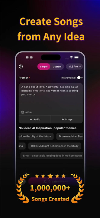KP AI Music & Song Maker screenshot1