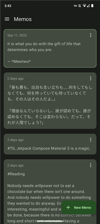 Moe Memos screenshot4