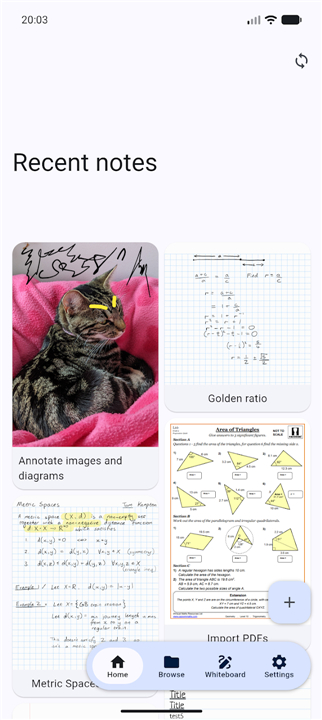 Saber: Handwritten Notes screenshot1
