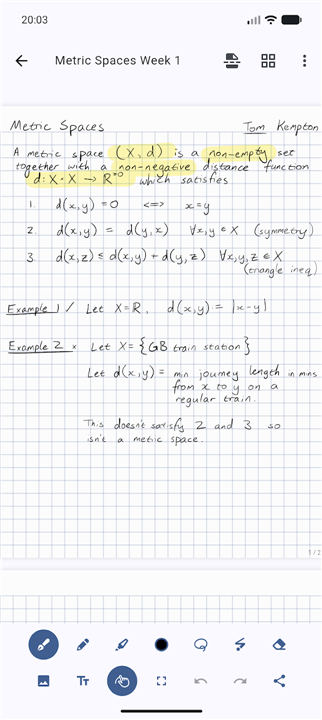 Saber: Handwritten Notes screenshot2