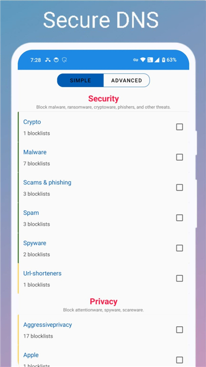 Rethink: DNS + Firewall + VPN screenshot6