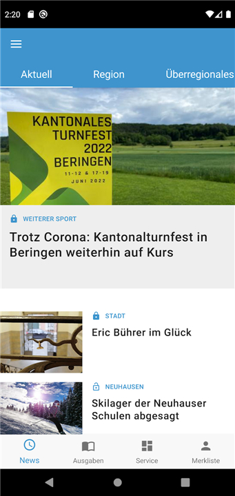 SN - Schaffhauser Nachrichten screenshot1