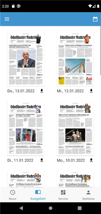 SN - Schaffhauser Nachrichten screenshot2
