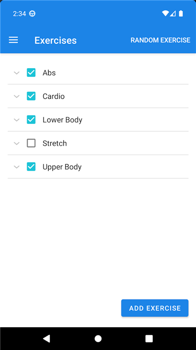 Exercise Reminders screenshot2
