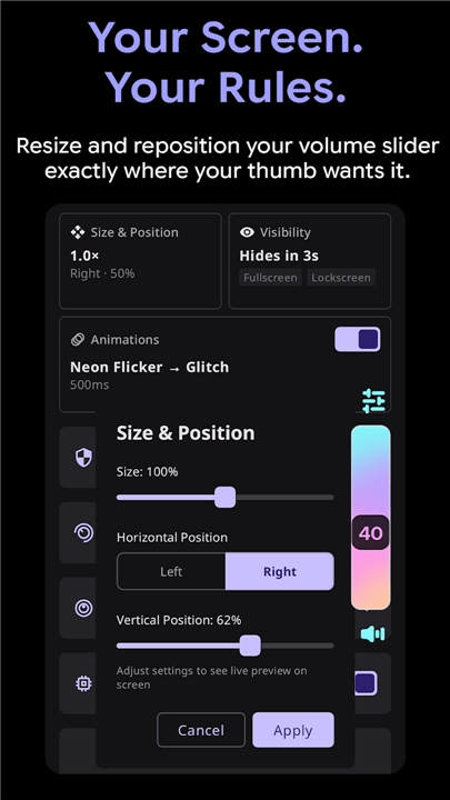 Volume Control Styles SynEdge screenshot4