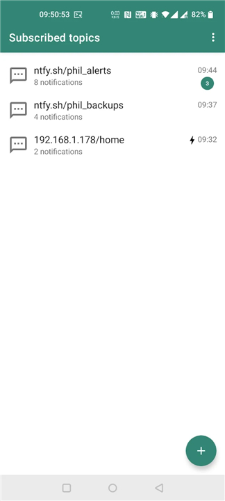 ntfy - PUT/POST to your phone screenshot1
