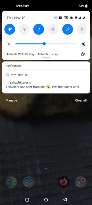 ntfy - PUT/POST to your phone screenshot3