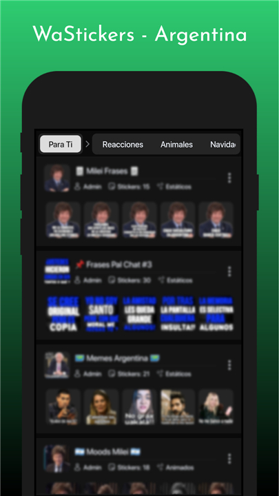 Stickers - Argentina Virales screenshot1