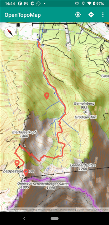 OpenTopoMap Viewer screenshot1