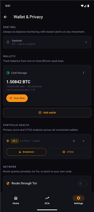Bag: Bitcoin Portfolio Monitor screenshot8