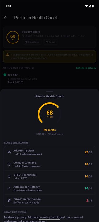 Bag: Bitcoin Portfolio Monitor screenshot7
