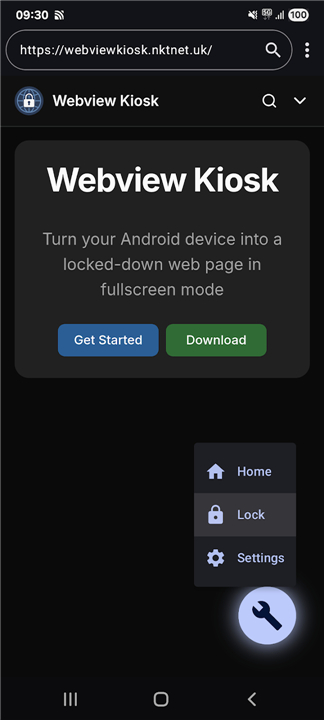 Webview Kiosk screenshot1