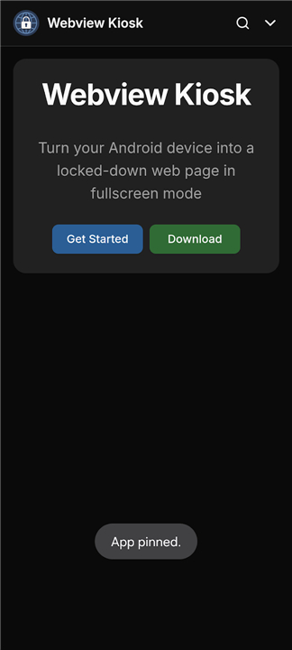 Webview Kiosk screenshot2