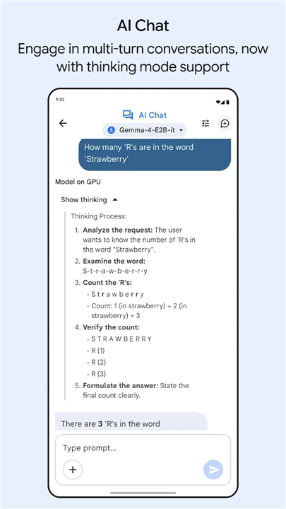 Google AI Edge Gallery screenshot3
