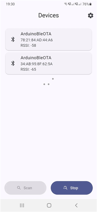 BleOta screenshot2