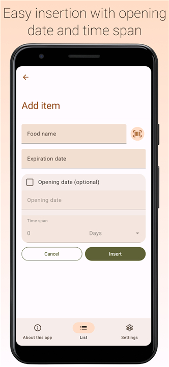 Food Expiration Dates screenshot2