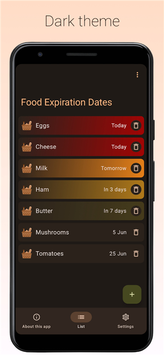 Food Expiration Dates screenshot6