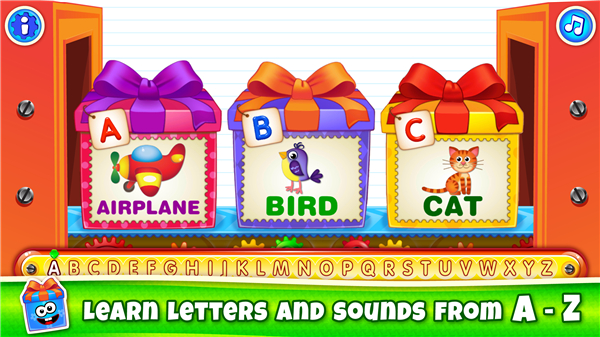Bini ABC Kids Alphabet Games! screenshot1