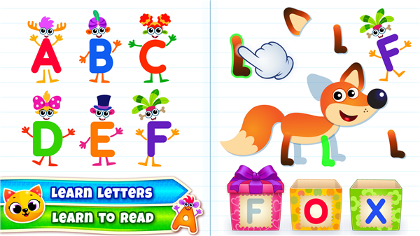 Bini ABC Kids Alphabet Games! screenshot5