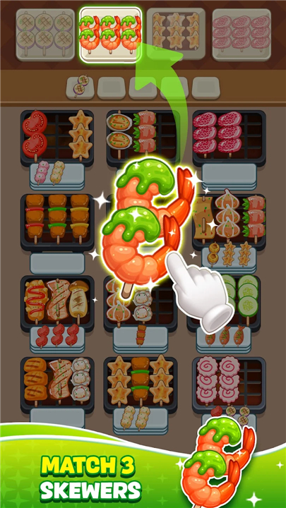 Skewer Jam: Food Sort screenshot1