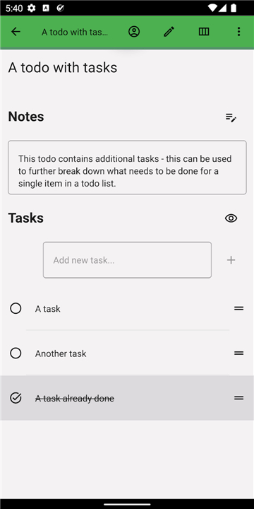 OpenTodoList screenshot4