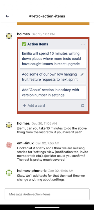 Quiet - Team Chat Over Tor screenshot2