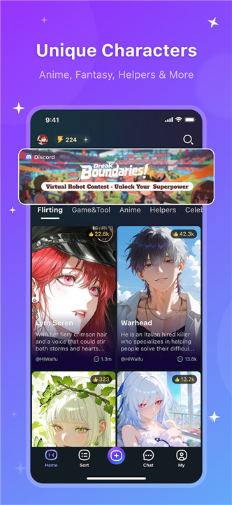 HiWaifu: AI Friend & Waifu Hub screenshot3