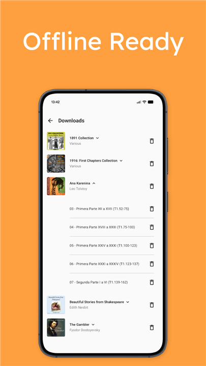 Lissen: Audiobookshelf client screenshot4