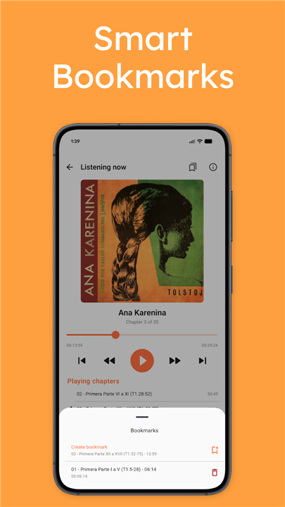 Lissen: Audiobookshelf client screenshot5