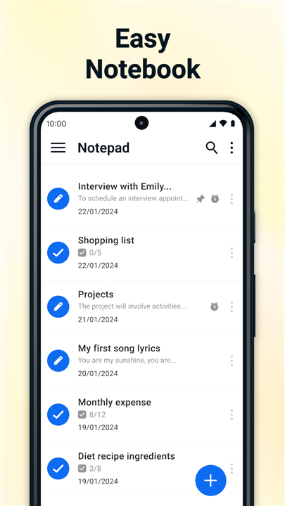 Notepad - Notes and Notebook screenshot1
