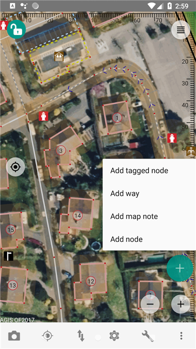 Vespucci - an OSM Editor screenshot2