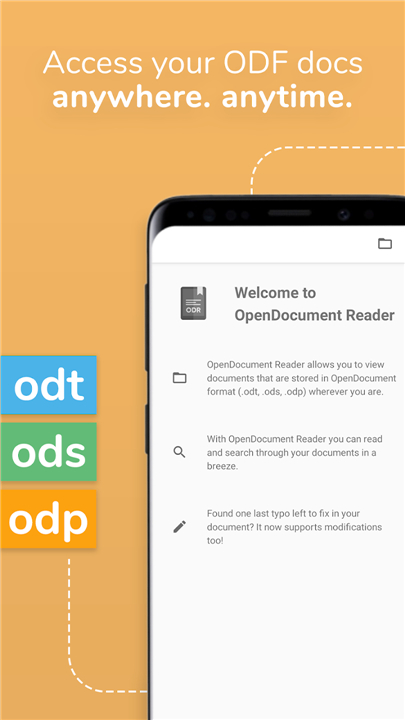 OpenDocument Reader - view ODT screenshot1