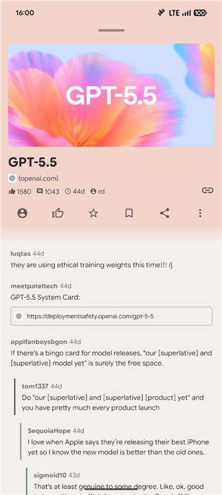 Harmonic for Hacker News screenshot2