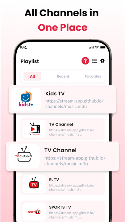 IPTV Online Player: Live TV screenshot2