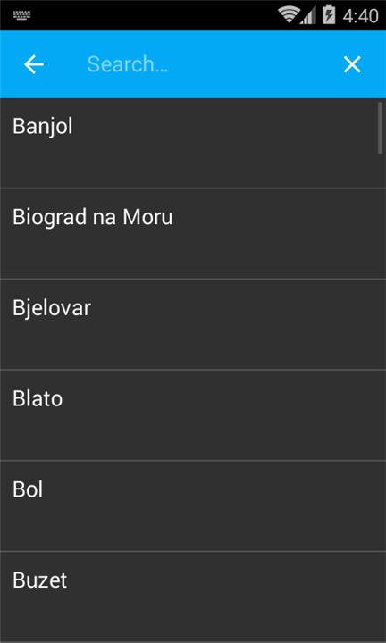 Weather Croatia screenshot5