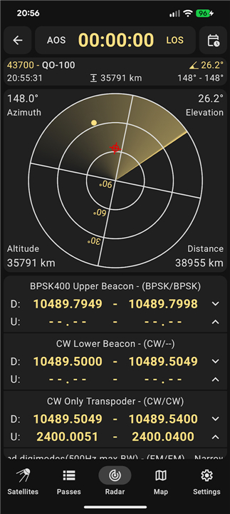 Look4Sat: Satellite tracker screenshot3