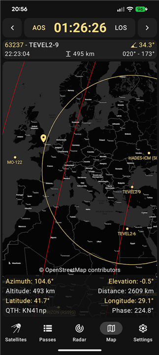 Look4Sat: Satellite tracker screenshot4