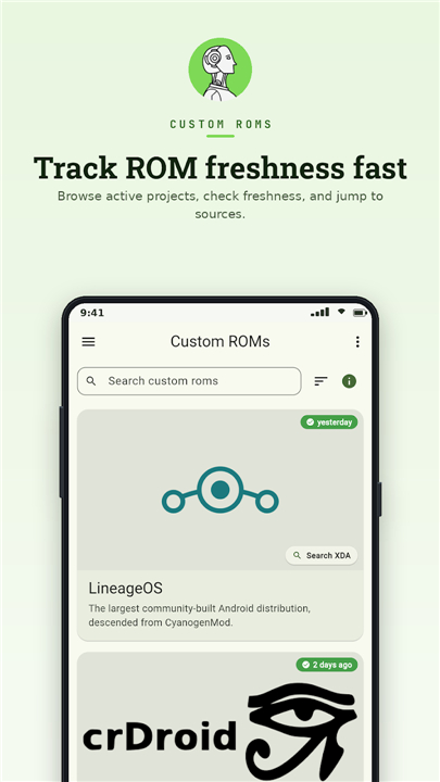 Custom RR: ROMs & Recovery screenshot2