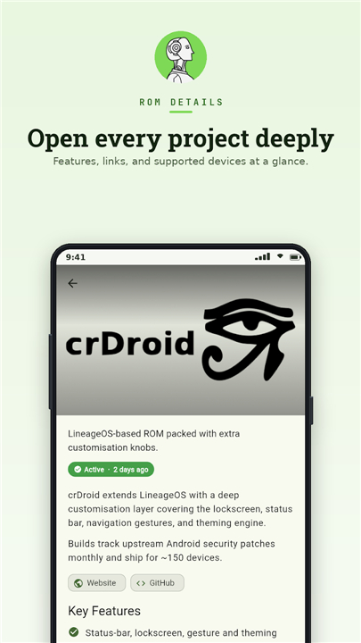 Custom RR: ROMs & Recovery screenshot3