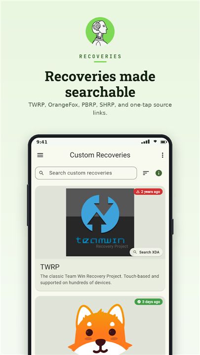 Custom RR: ROMs & Recovery screenshot4