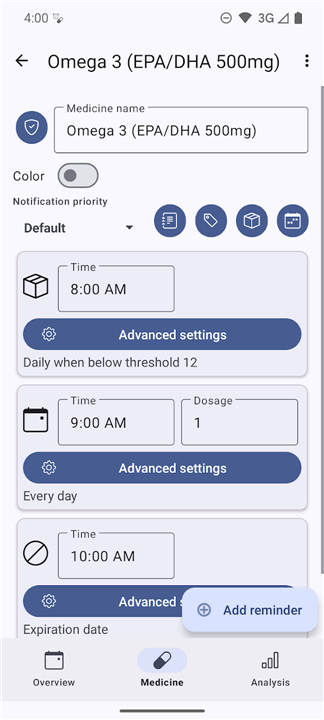 MedTimer: Med & Pill Reminder screenshot3