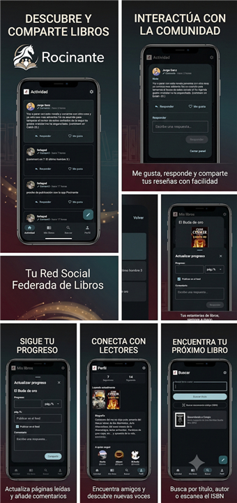 Rocinante: BookWyrm Client screenshot1