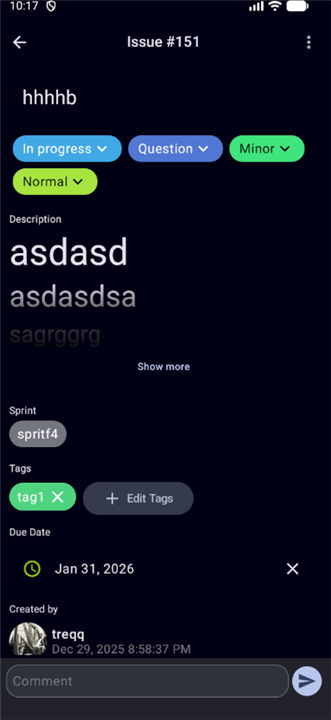 Taiga Mobile Nova screenshot1