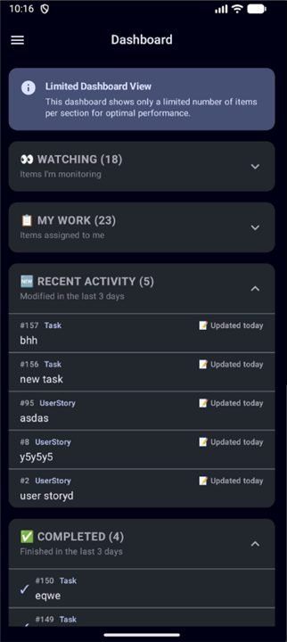 Taiga Mobile Nova screenshot3