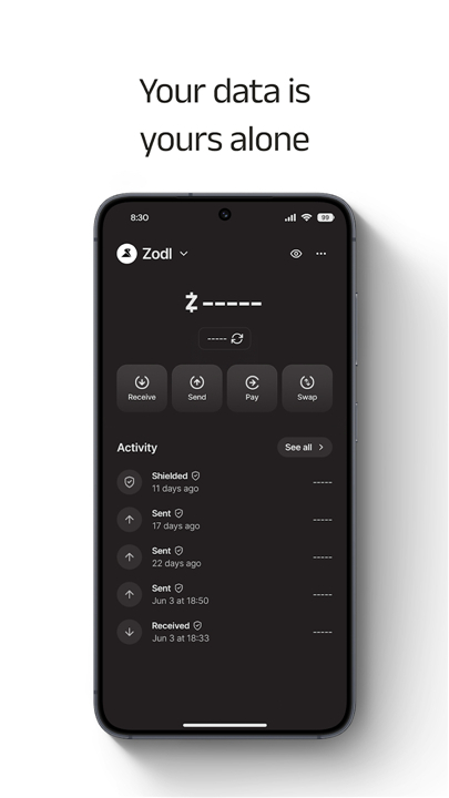 Zodl: Zcash Wallet screenshot4