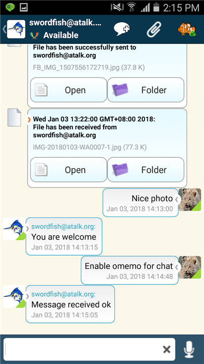 aTalk (Jabber / XMPP) screenshot4