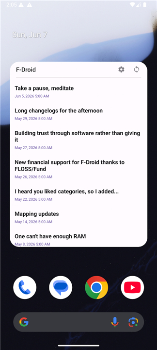 HomeFeed - RSS Widget screenshot3
