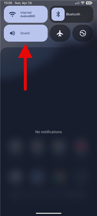 Quick Settings Sound Profile screenshot1