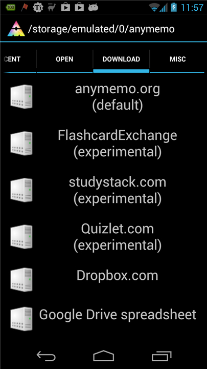 AnyMemo: Flash Card Study screenshot6