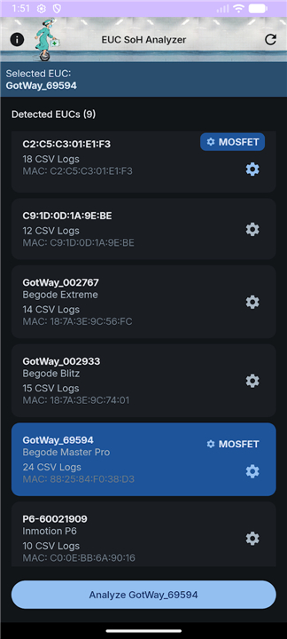 EUC SoH Analyzer screenshot3